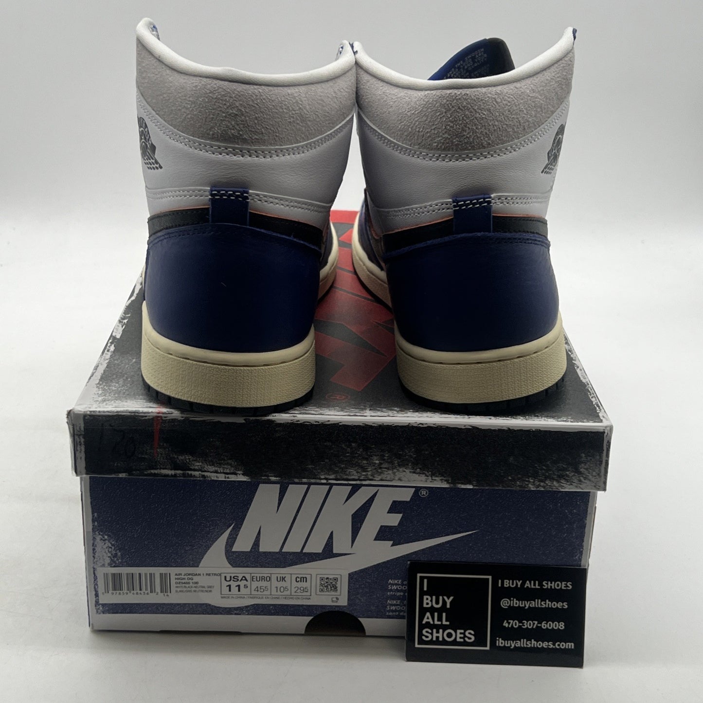 Size 11.5 - Air Jordan 1 Retro OG High Rare Air - Deep Royal Blue (DZ5485-100)