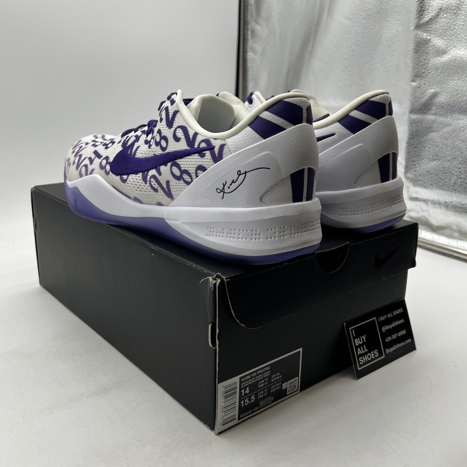 Size 14 - Nike Kobe 8 Protro Court Purple (FQ3549-100)