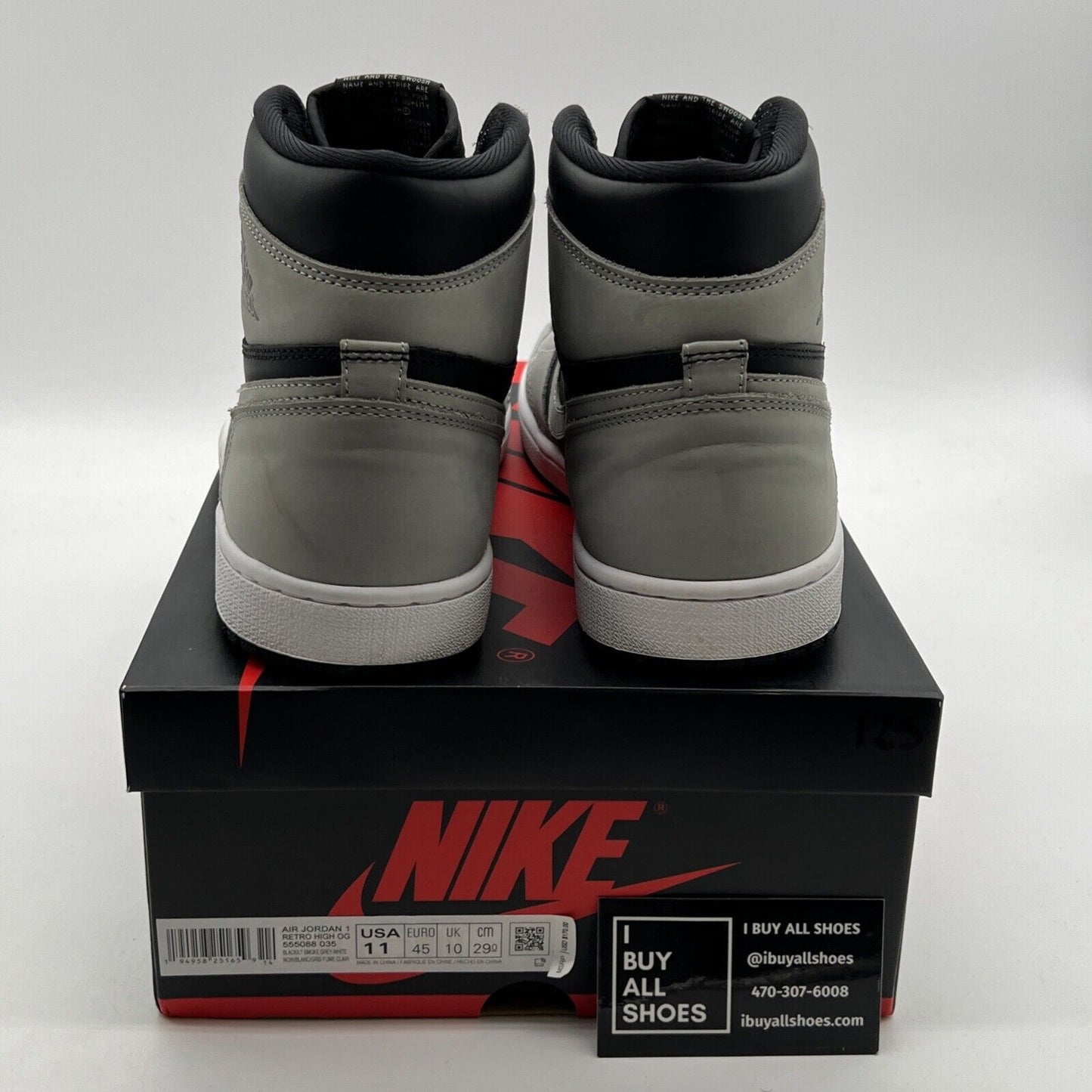 Size 11 - Air Jordan 1 Retro OG High Shadow 2.0 (555088-035)
