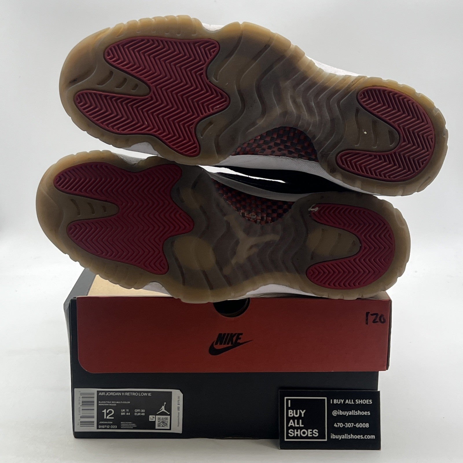 Size 12 - Air Jordan 11 Retro IE 2021 Low Bred (919712-023)
