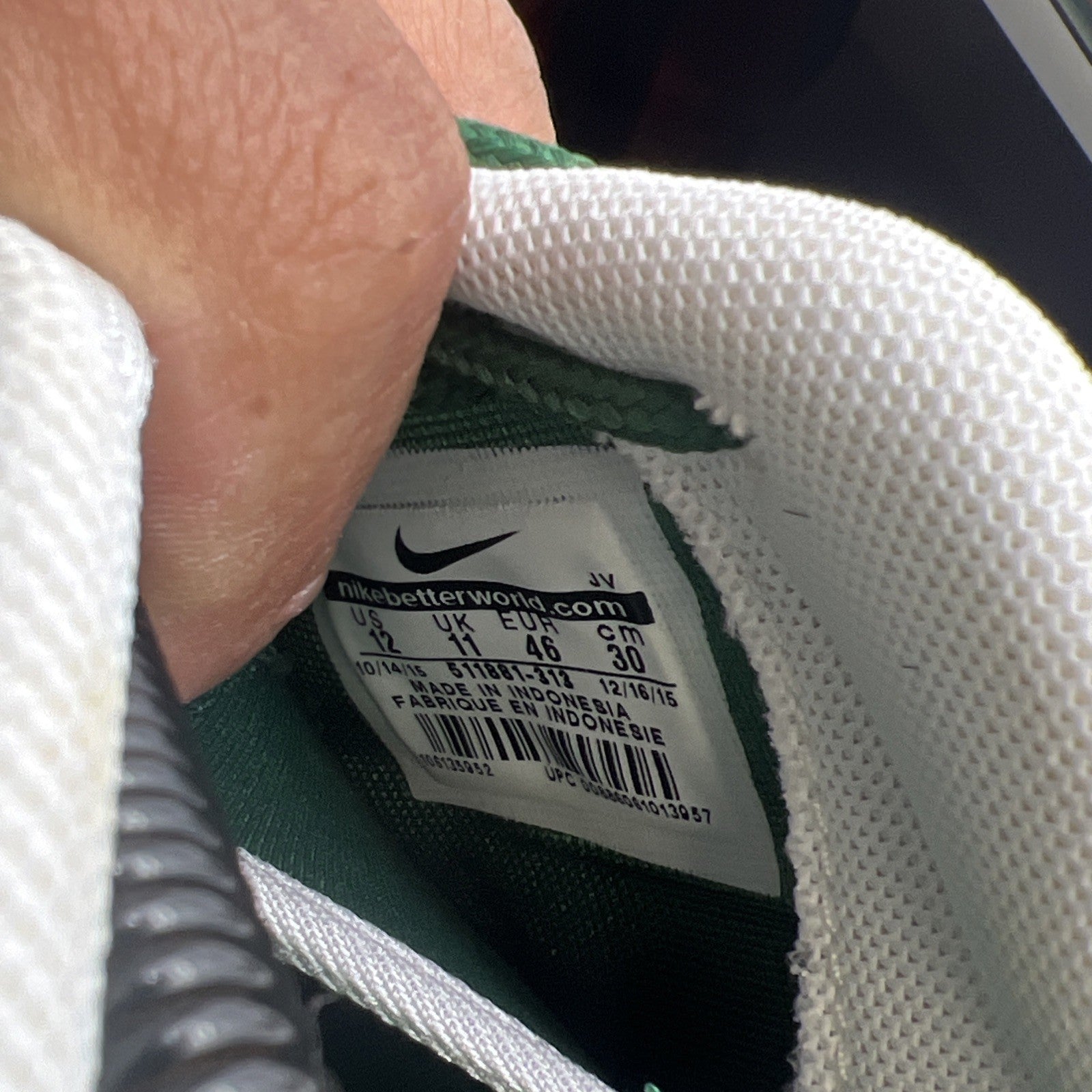 Size 12 - Nike Roshe One Gorge Green (511881-313)