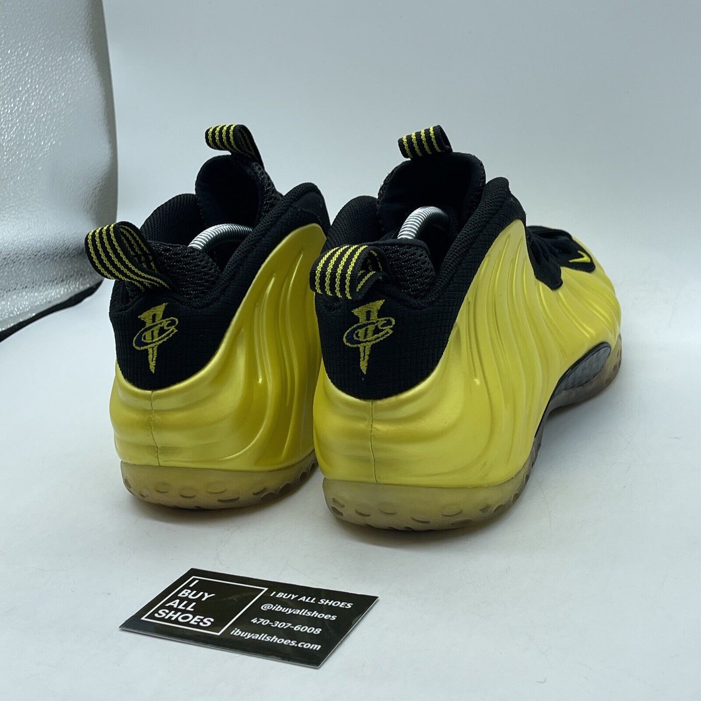 Size 10 - Nike Air Foamposite One Electrolime Yellow Black Suede (314996-330)