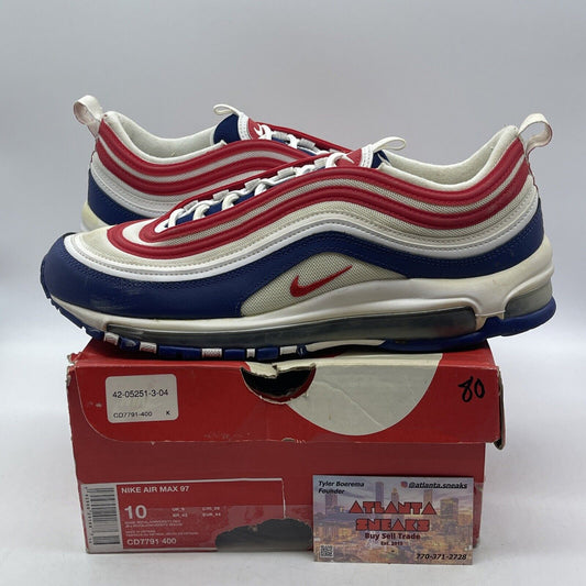 Size 10 - Nike Air Max 97 City Pride Dallas Away Suede Leather (CD7791-400)