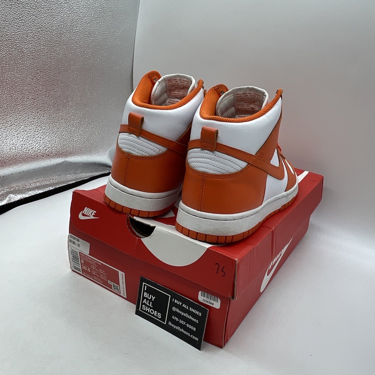 Size 9 - Nike Dunk SP 2021 High Syracuse (DD1399-101)