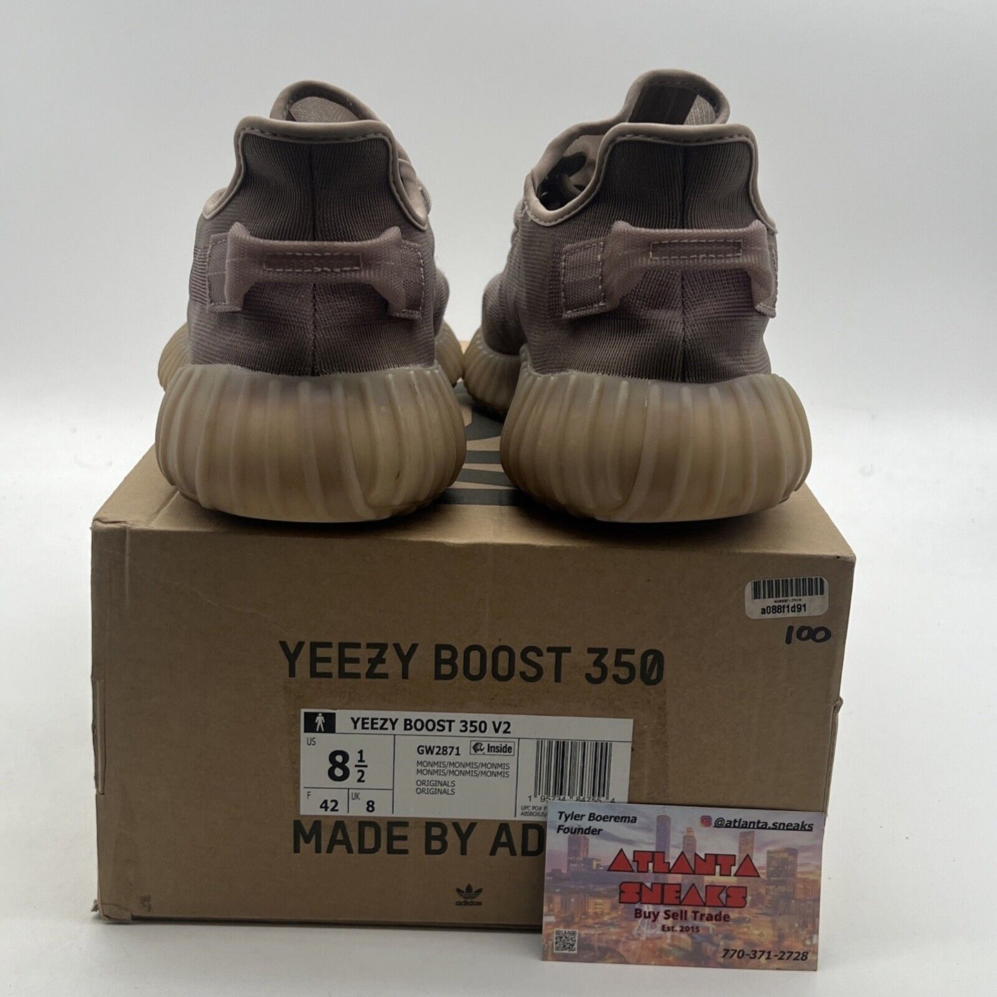 Size 8.5 - adidas Yeezy Boost 350 V2 Mono Mist - (GW2871)
