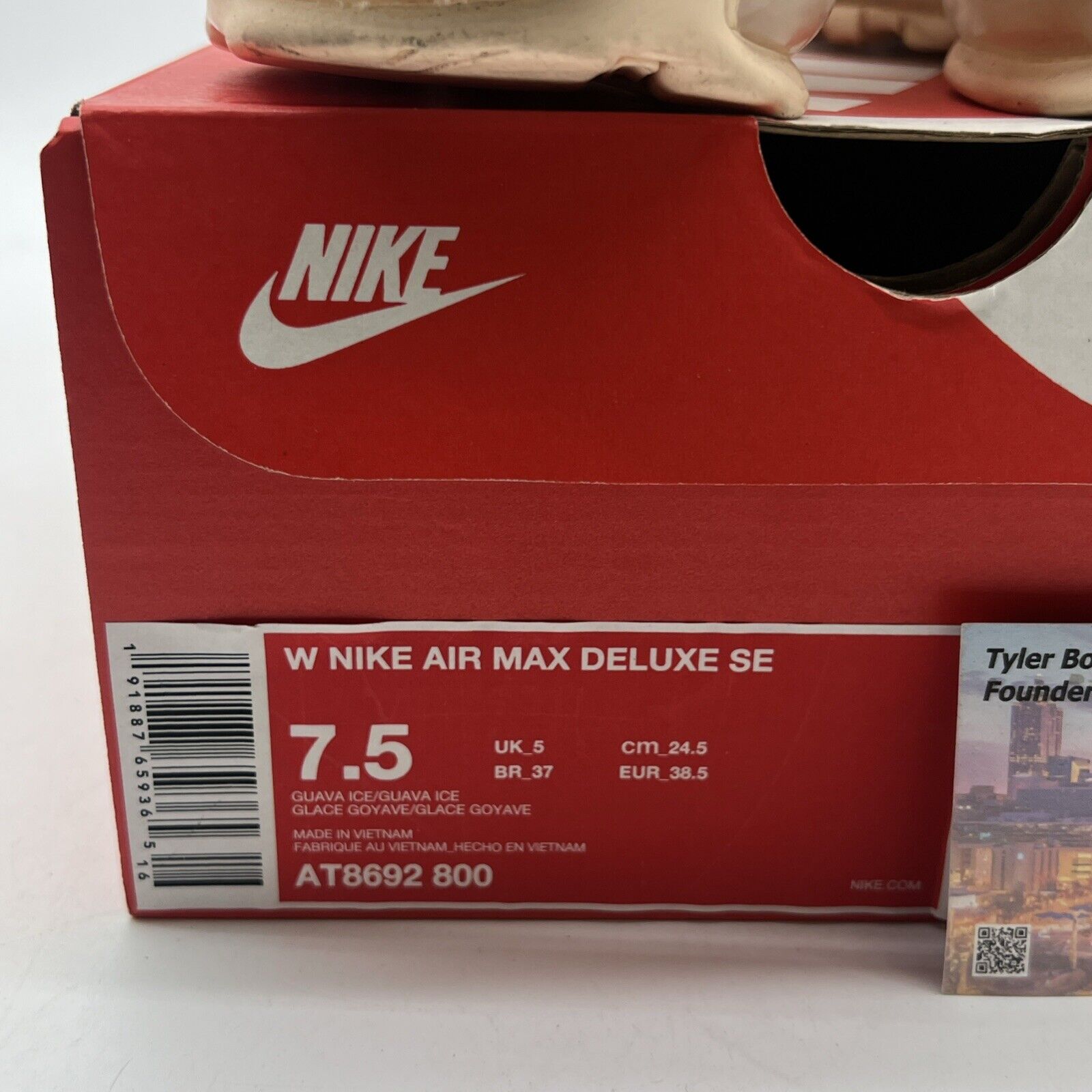 Size 7.5 - Nike Air Max Deluxe SE Arctic Orange W (AT8692-800)