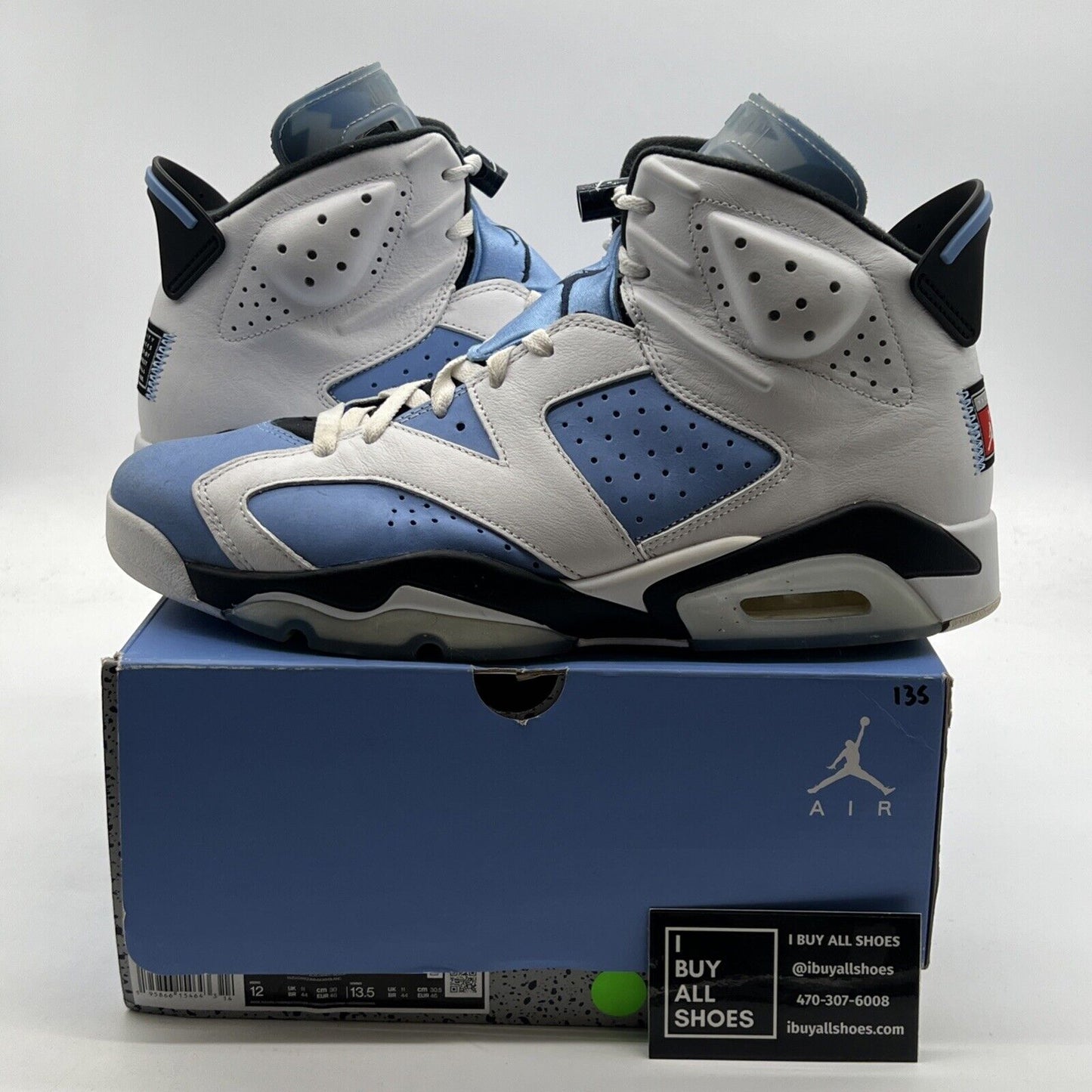 Size 12 - Air Jordan 6 Retro Mid UNC Home (CT8529-410)