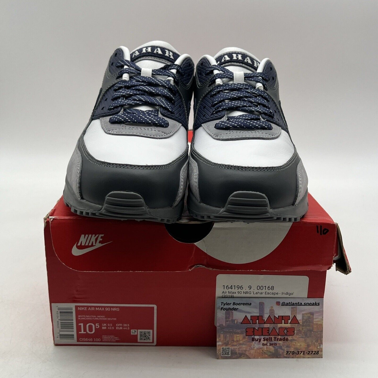 Size 10.5 - Nike Air Max 90 NRG Lahar Escape - Indigo (CI5646-100)