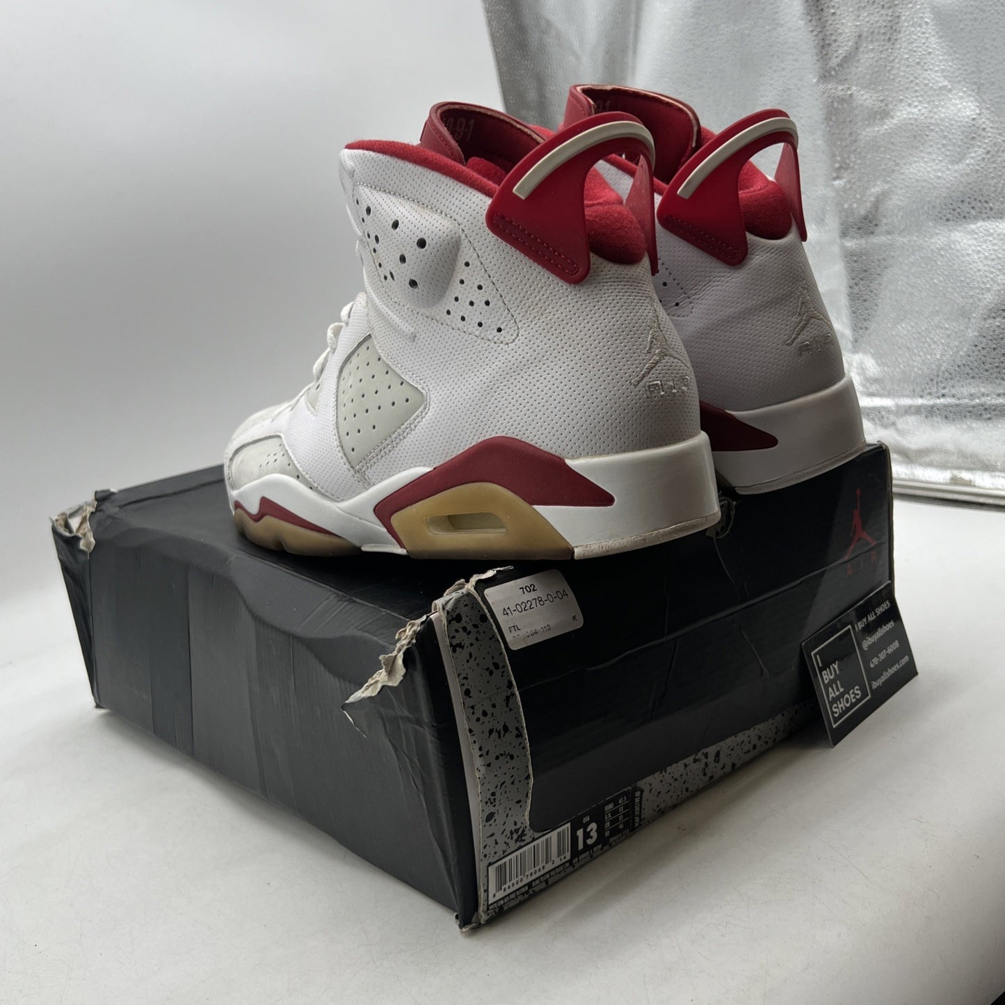 Size 13 - Air Jordan 6 Retro Alternate (384664-113)