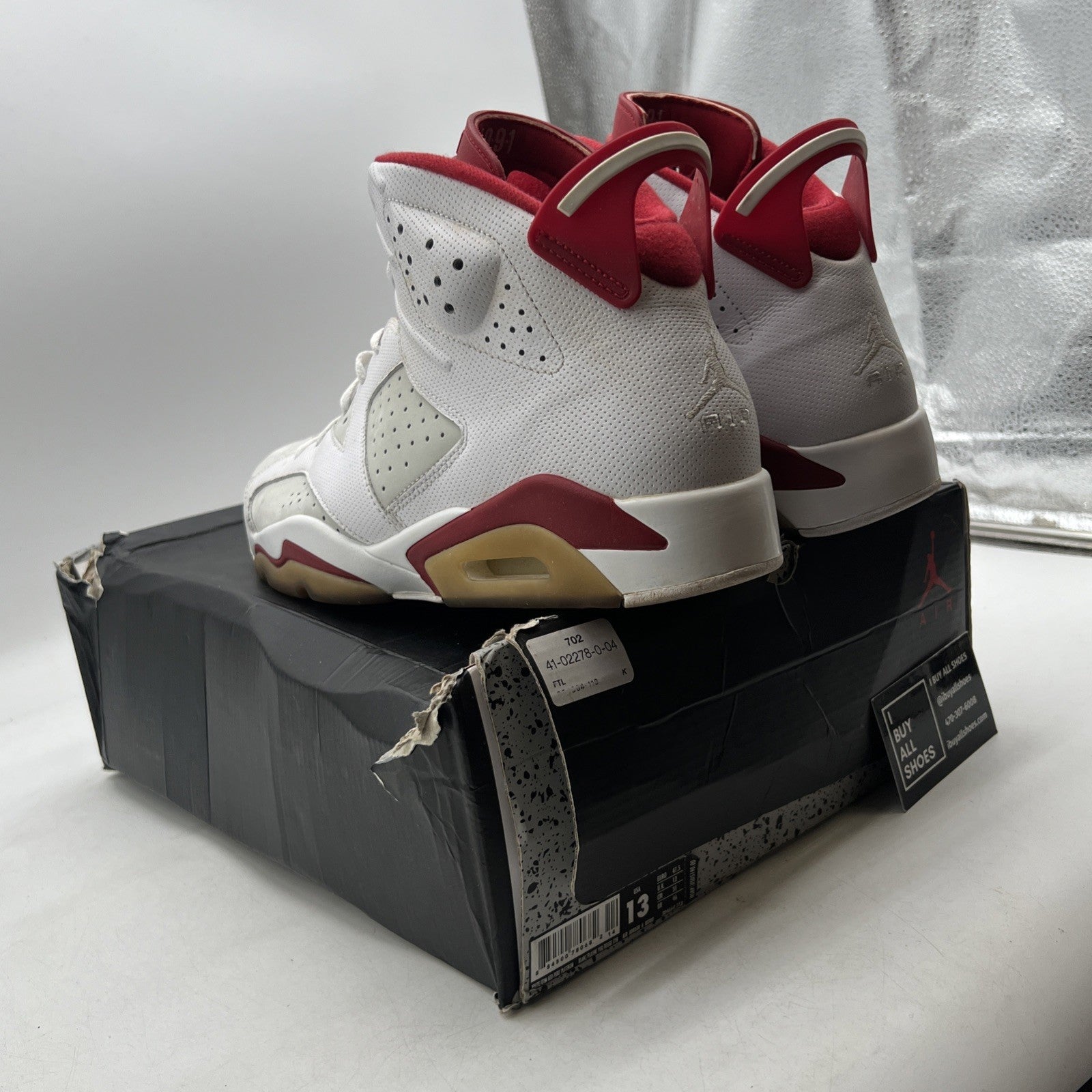Size 13 - Air Jordan 6 Retro Alternate (384664-113)