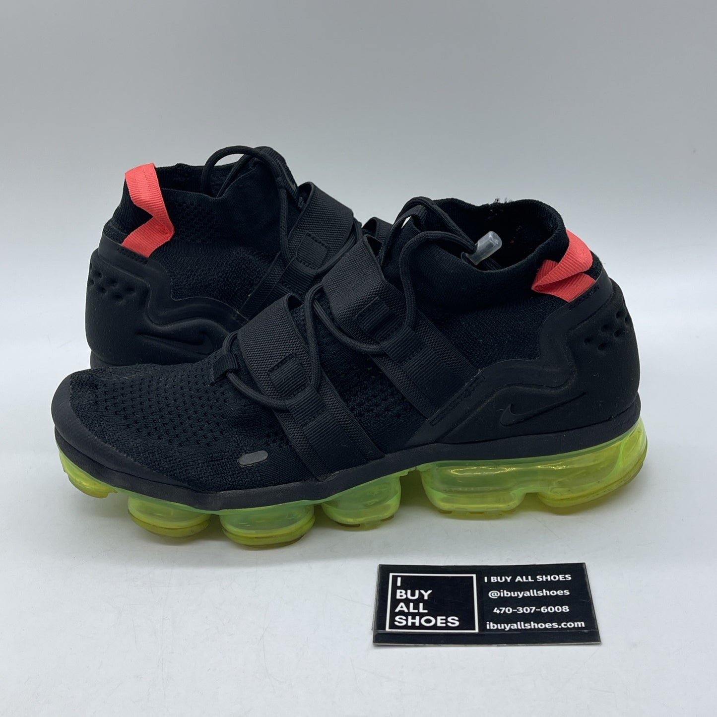 Size 9.5 - Nike Air VaporMax Flyknit Utility Yeezy Black Suede (AH6834-007)