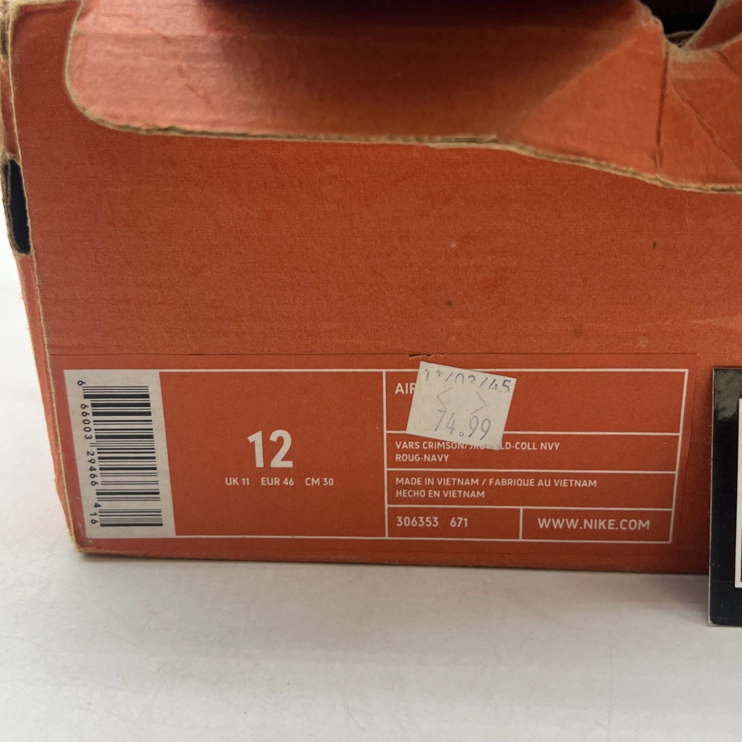 Size 12 - Nike Air Force 1 Low LeBron James (306353-671)
