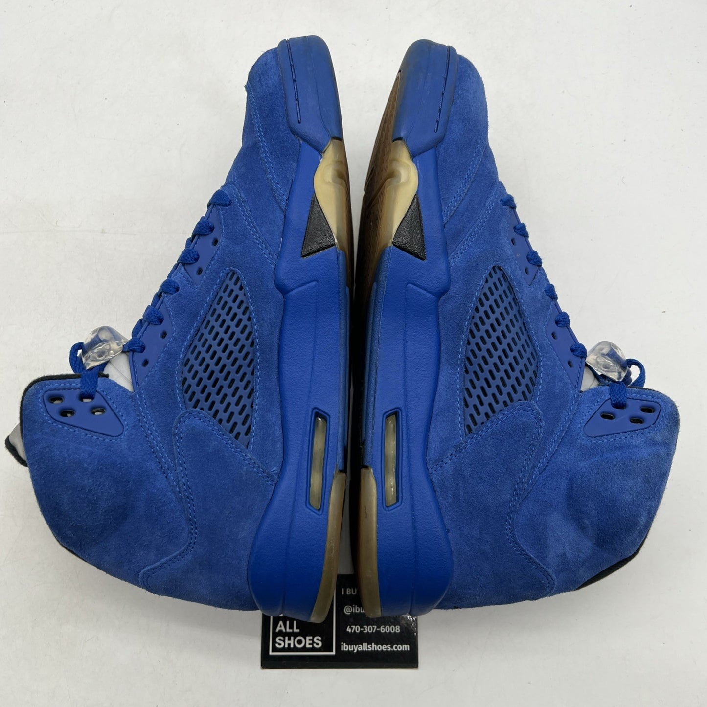 Size 11 - Air Jordan 5 Retro Blue Suede (136027-401)