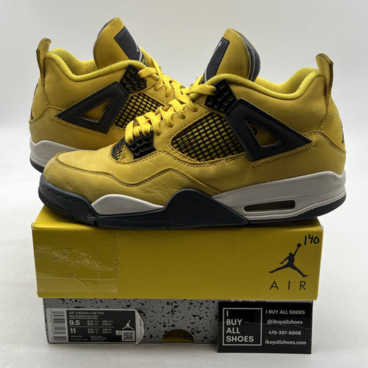 Size 9.5 - Air Jordan 4 Retro Mid Lightning (CT8527-700)