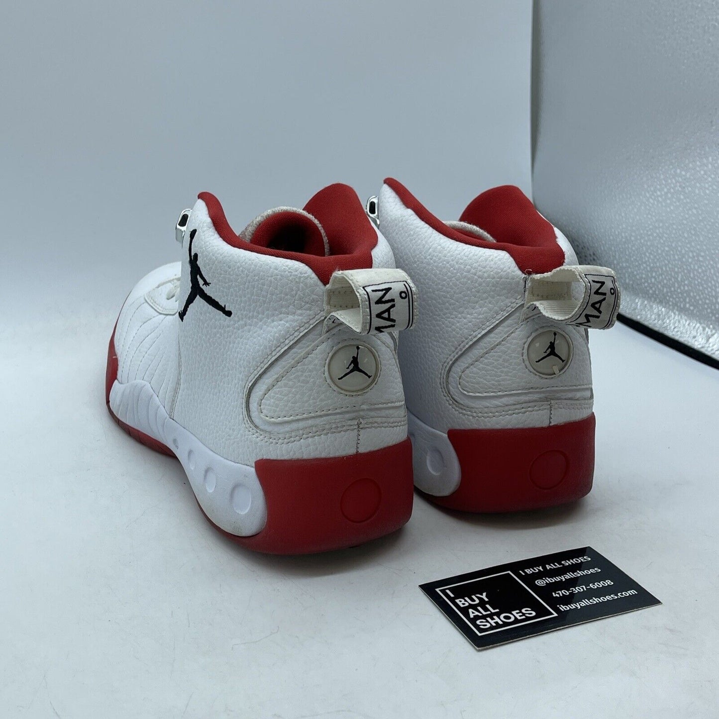 Size 11.5 - Jordan Jumpman Pro 2018 Cherry Red Black White Leather (906876-106)