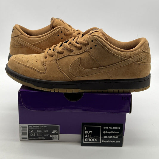 Size 12 - Nike Dunk Pro SB Low Wheat Mocha (BQ6817-204)