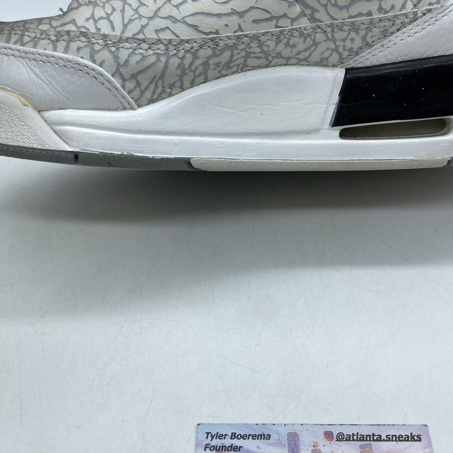 Size 12 - Air Jordan 3 Retro Flip Grey Suede White Leather (315767-101)