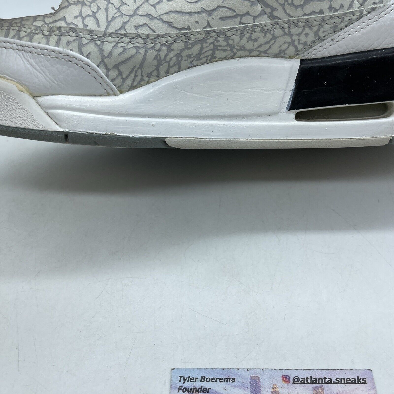 Size 12 - Air Jordan 3 Retro Flip Grey Suede White Leather (315767-101)