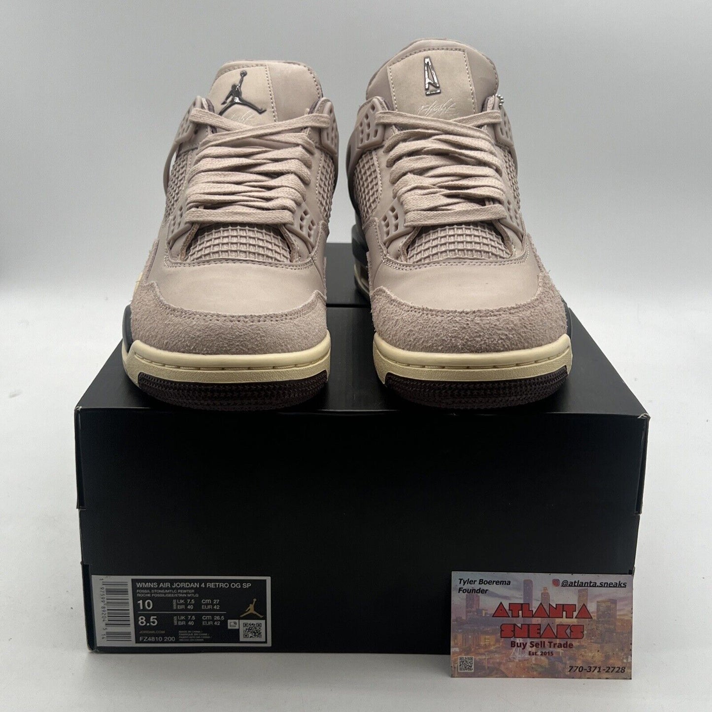 Size 10W - A Ma Maniére x Air Jordan 4 Retro While You Were Sleeping FZ4810-200