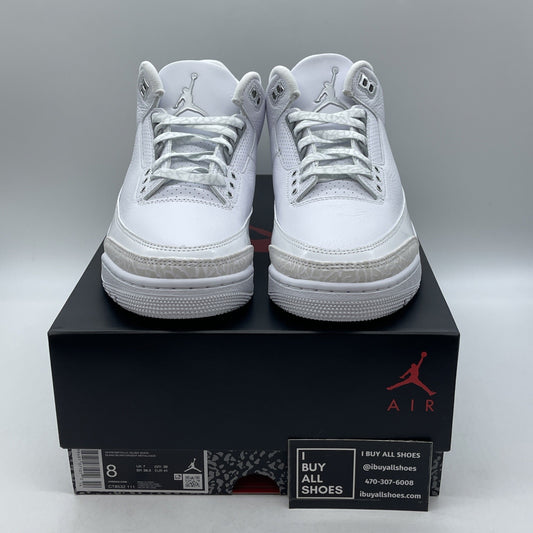 Size 8 - Air Jordan 3 Retro 2025 Pure Money Suede Leather (CT8532-111)