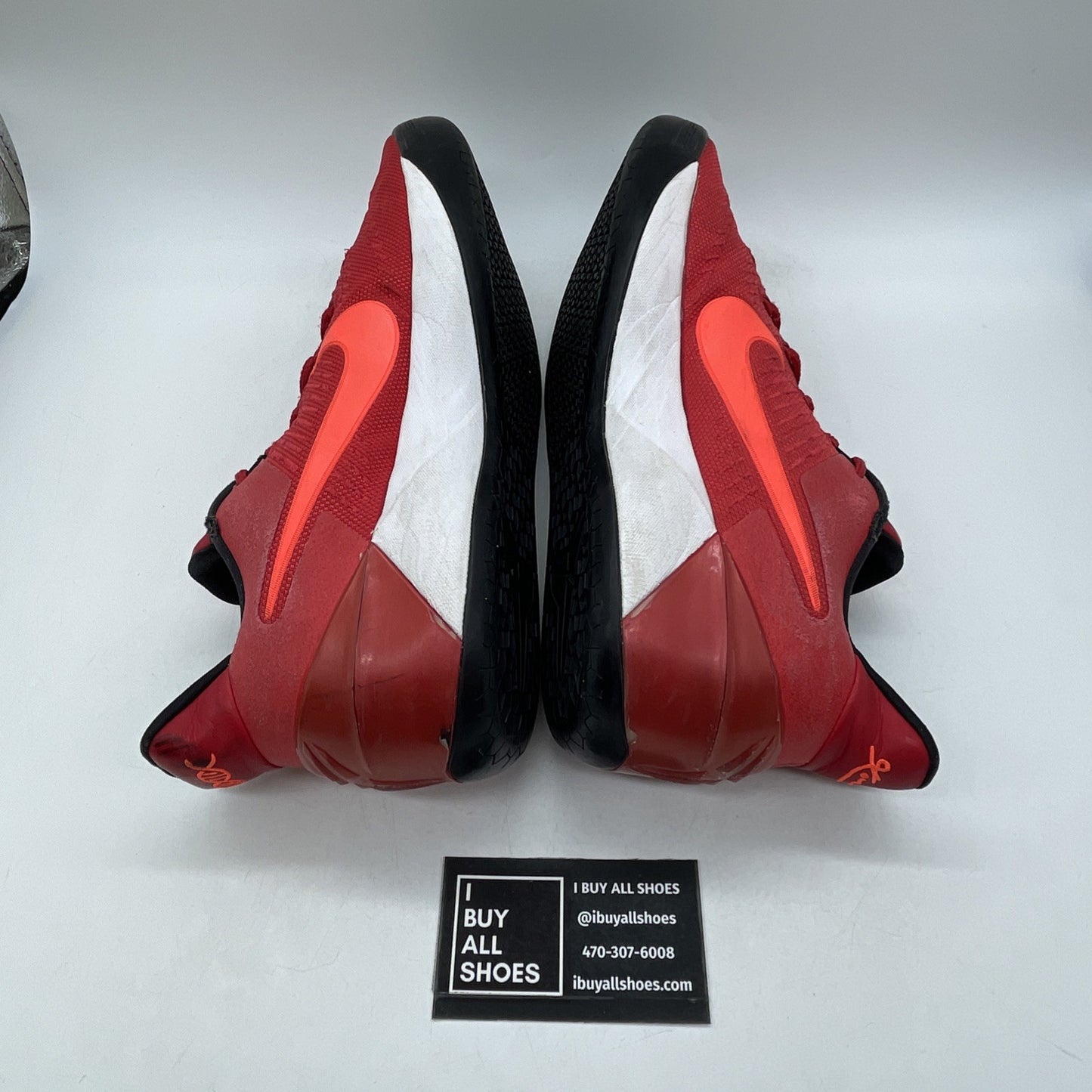 Size 12 - Nike Kobe A.D. University Red Black Suede Leather (852425-608)