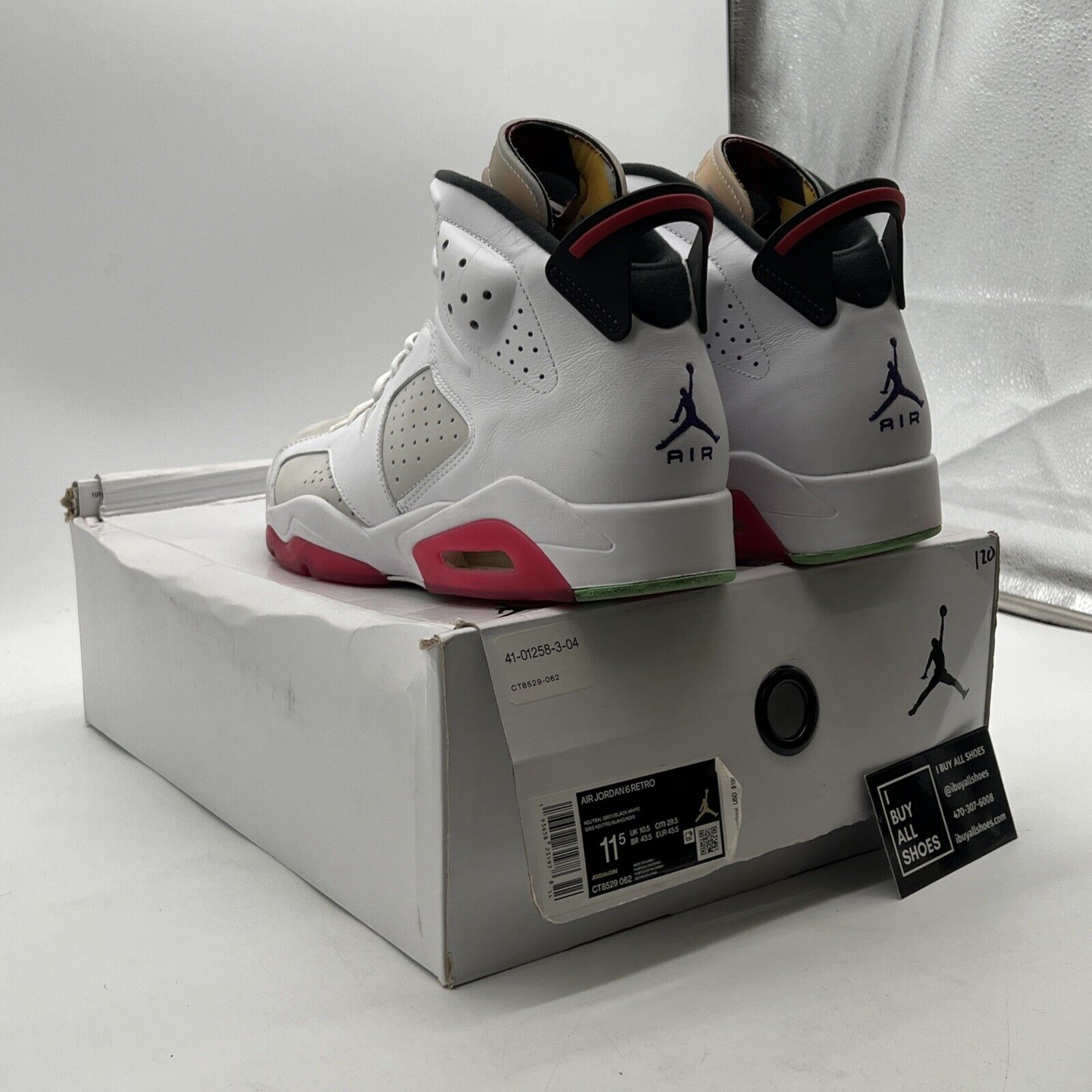 Size 11.5 - Air Jordan 6 Retro Hare (CT8529-062)