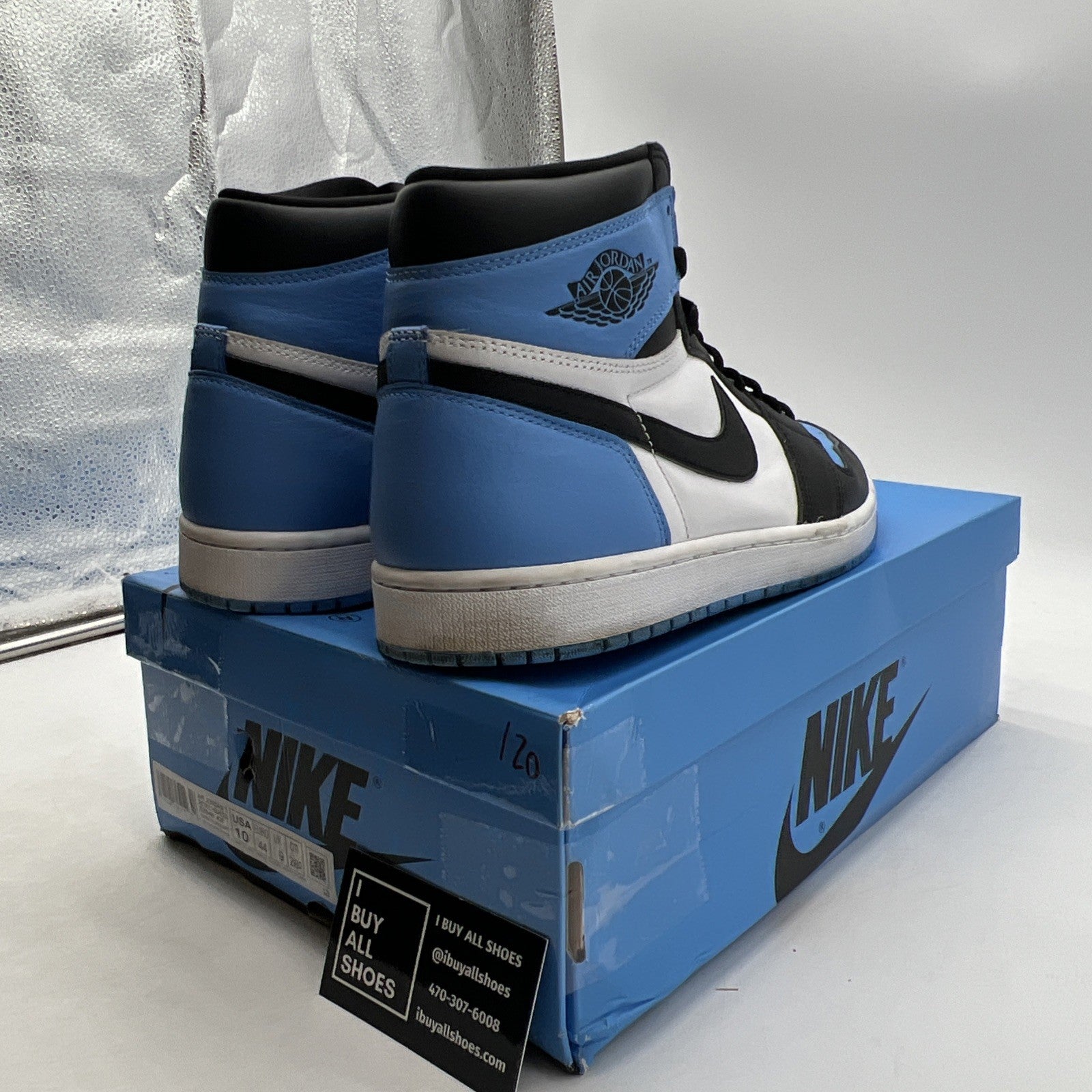Size 10 - Air Jordan 1 Retro OG High UNC Toe (DZ5485-400)