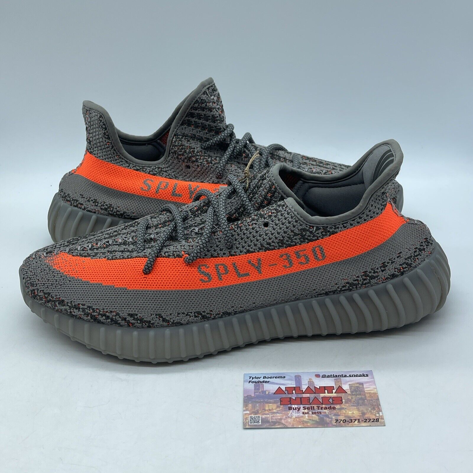 Size 13 - adidas Yeezy Boost 350 V2 Low Beluga Reflective Grey Orange (GW1229)