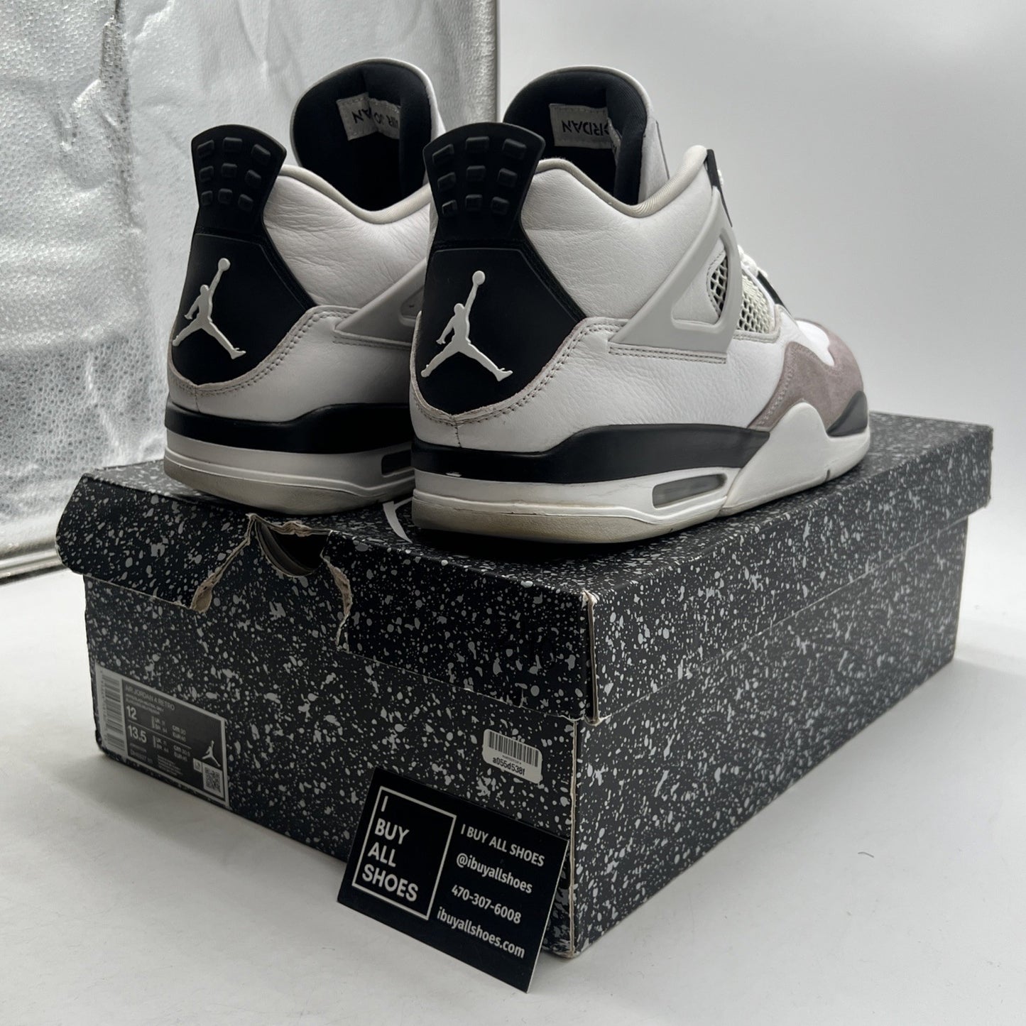 Size 12 - Air Jordan 4 Retro Mid Military Black (DH6927-111)