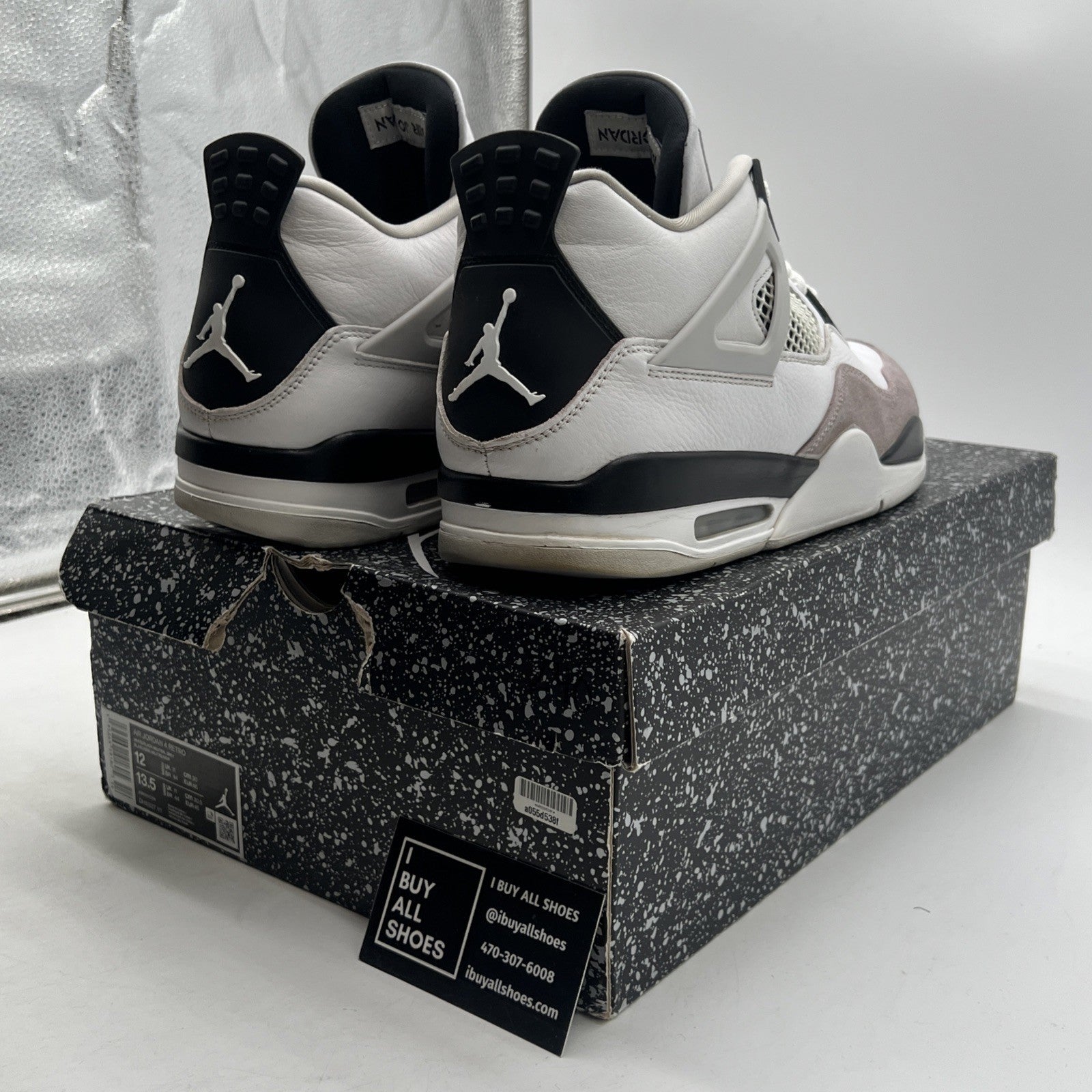 Size 12 - Air Jordan 4 Retro Mid Military Black (DH6927-111)