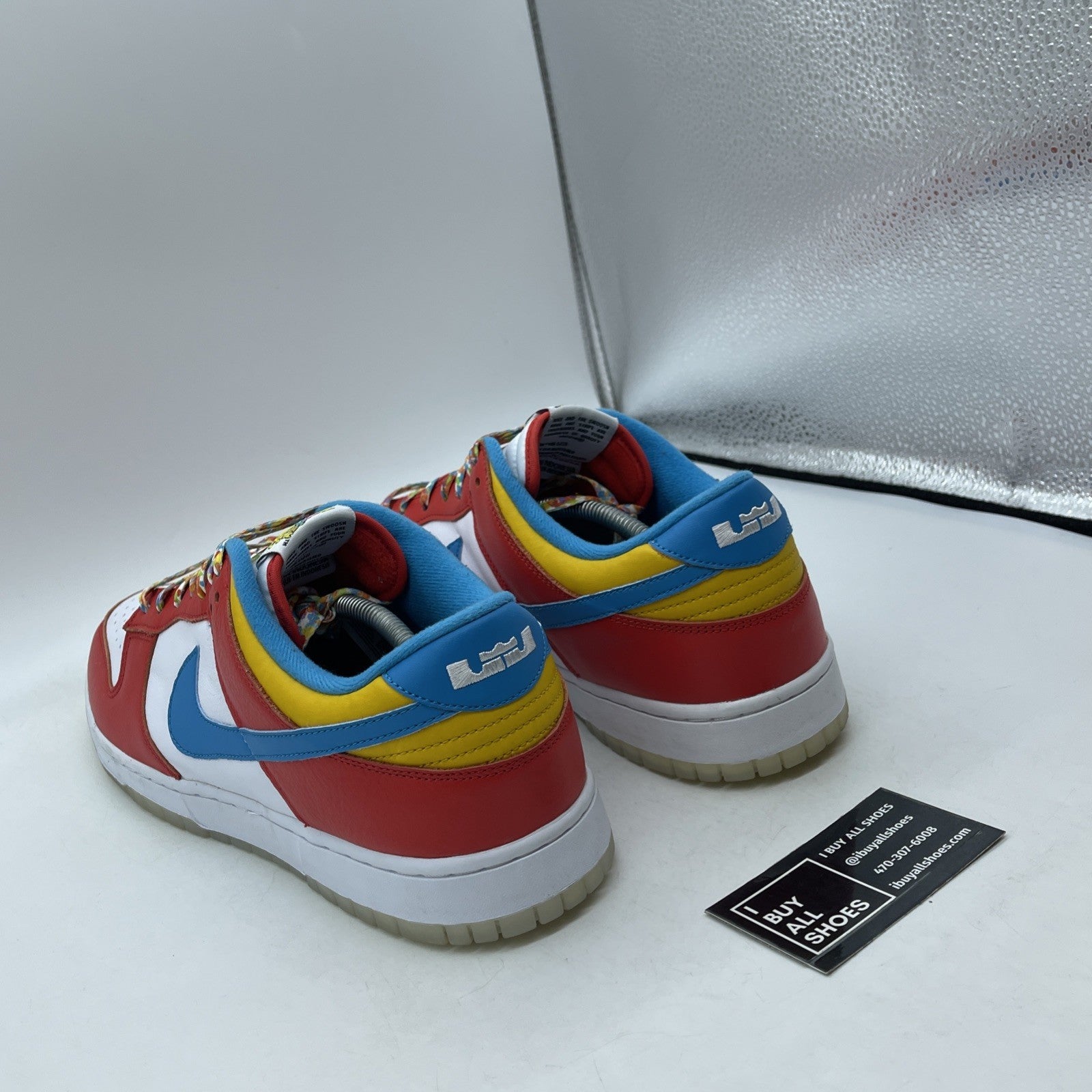 Size 14 - Nike Dunk Low x LeBron James x Fruity Pebbles Red (DH8009-600)