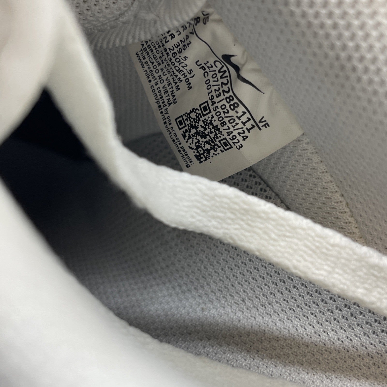 Size 8 - Nike Air Force 1 '07 Low Triple White Leather (CW2288-111)