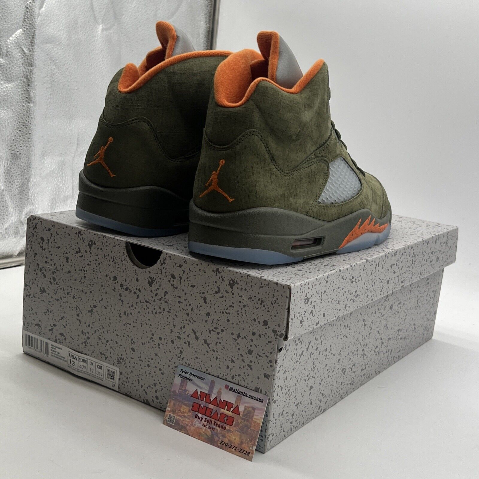 Size 13 - Air Jordan 5 Retro 2024 Olive (DD0587-308)