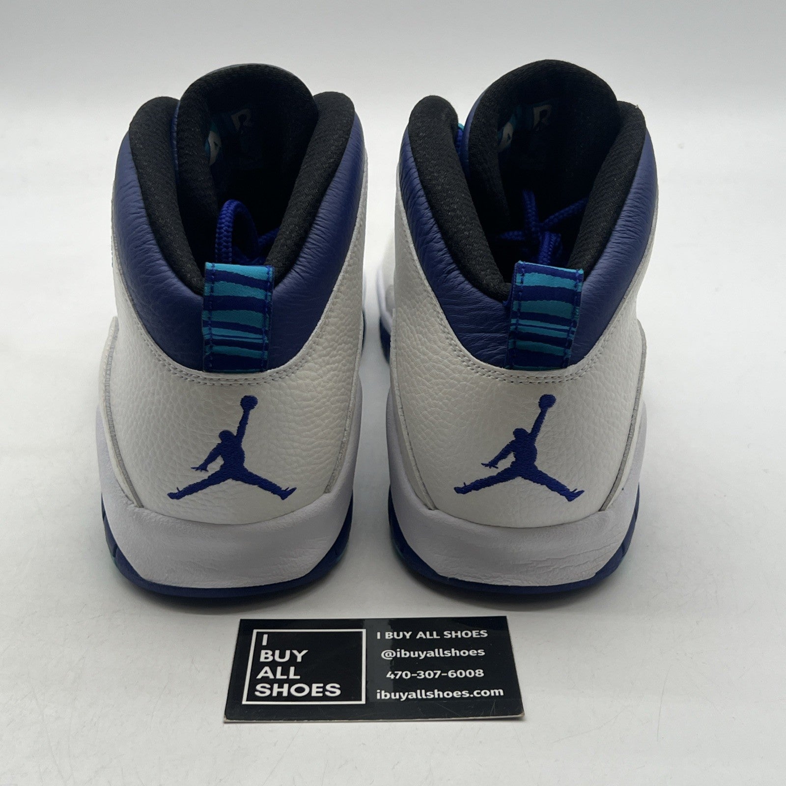 Size 12.5 - Air Jordan 10 Retro Charlotte Hornets (310805-107)