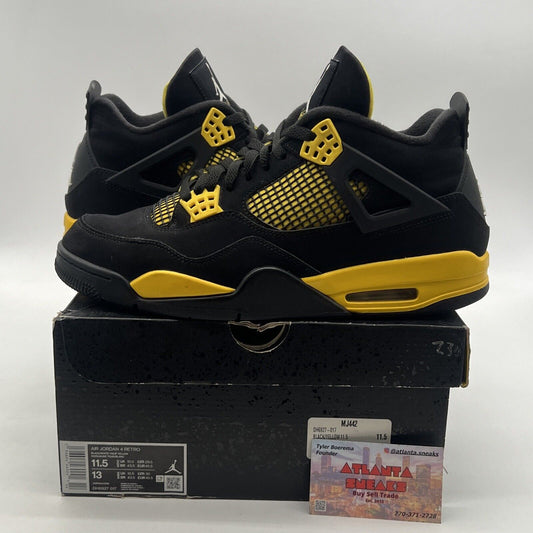Size 11.5 - Air Jordan 4 Retro Mid Thunder (DH6927-017)