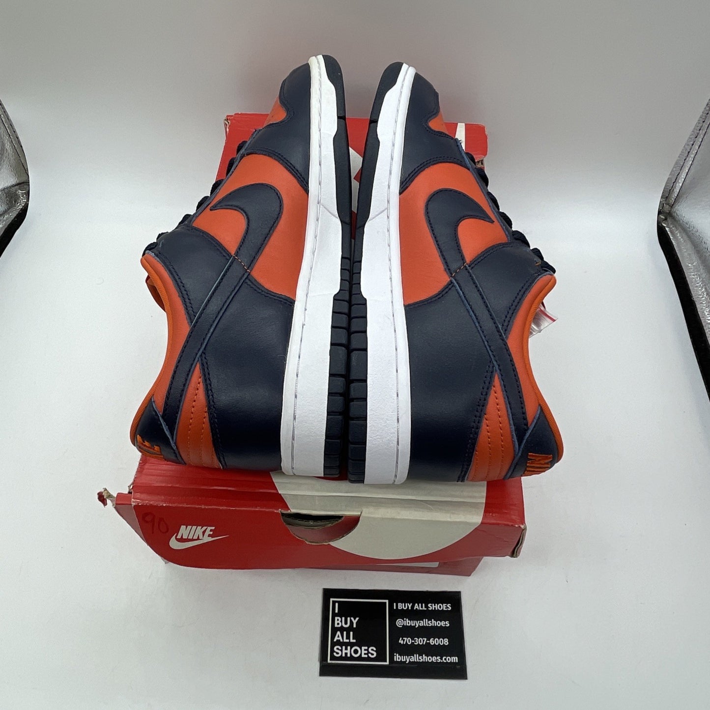 Size 8.5 - Nike Dunk SP Low Champ Colors Orange Blue Leather (CU1727-800)