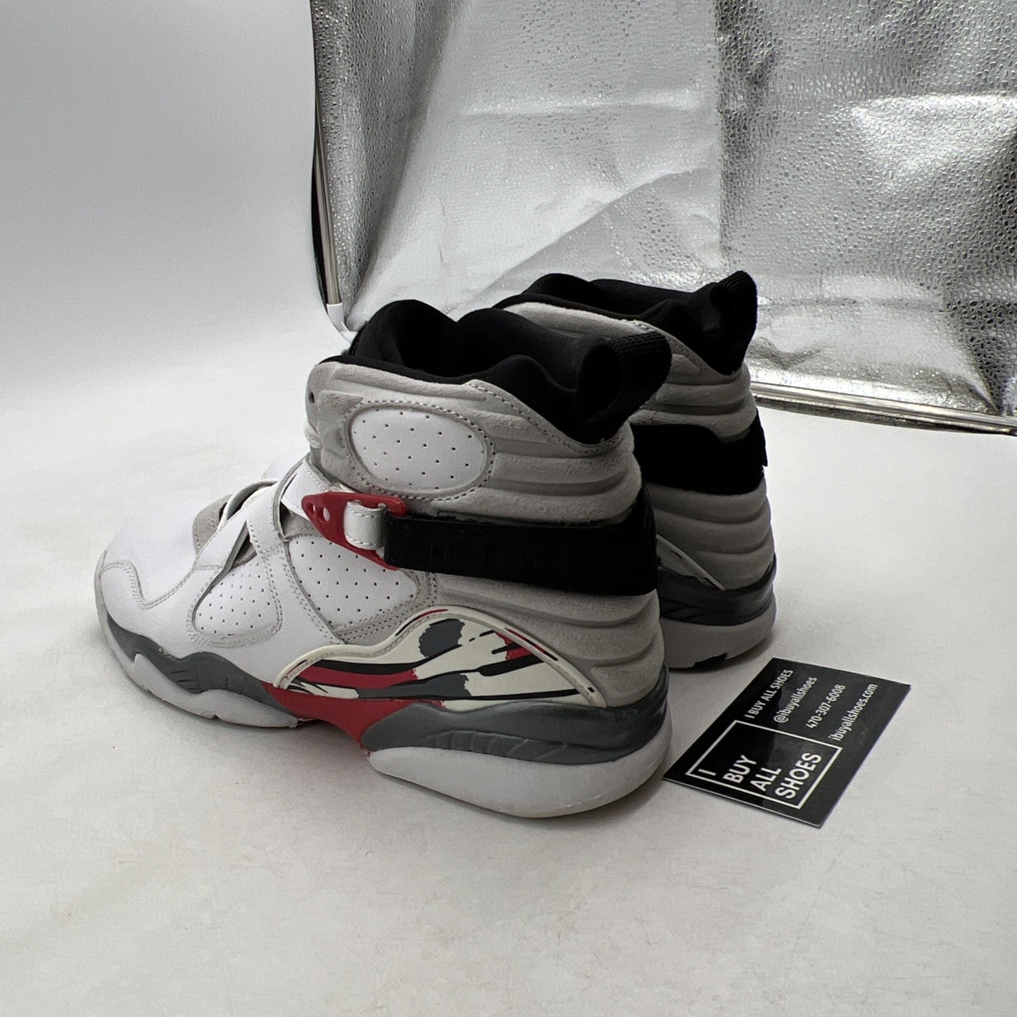 Size 6Y - Air Jordan 8 Retro White 2013 (305368-103)