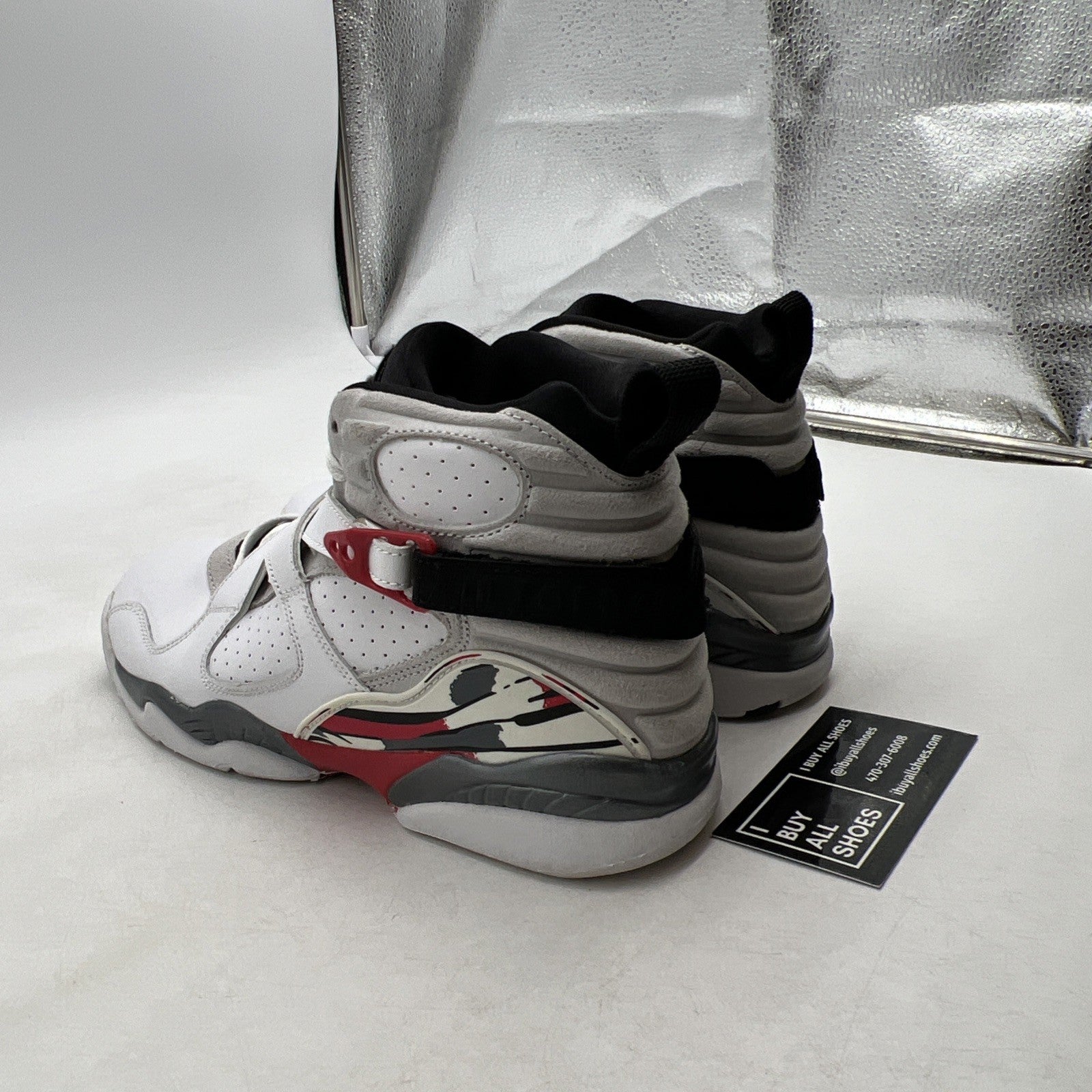 Size 6Y - Air Jordan 8 Retro White 2013 (305368-103)