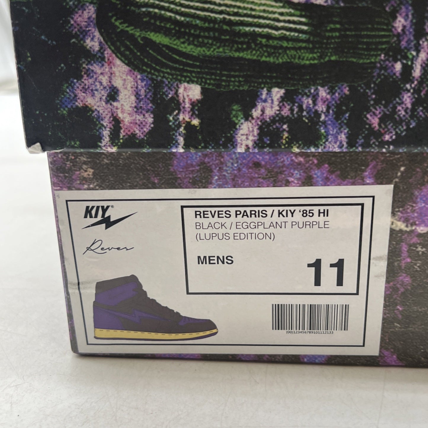 Size 11 - Air Kiy 85 Hi  Reeves Paris Lupus Awareness