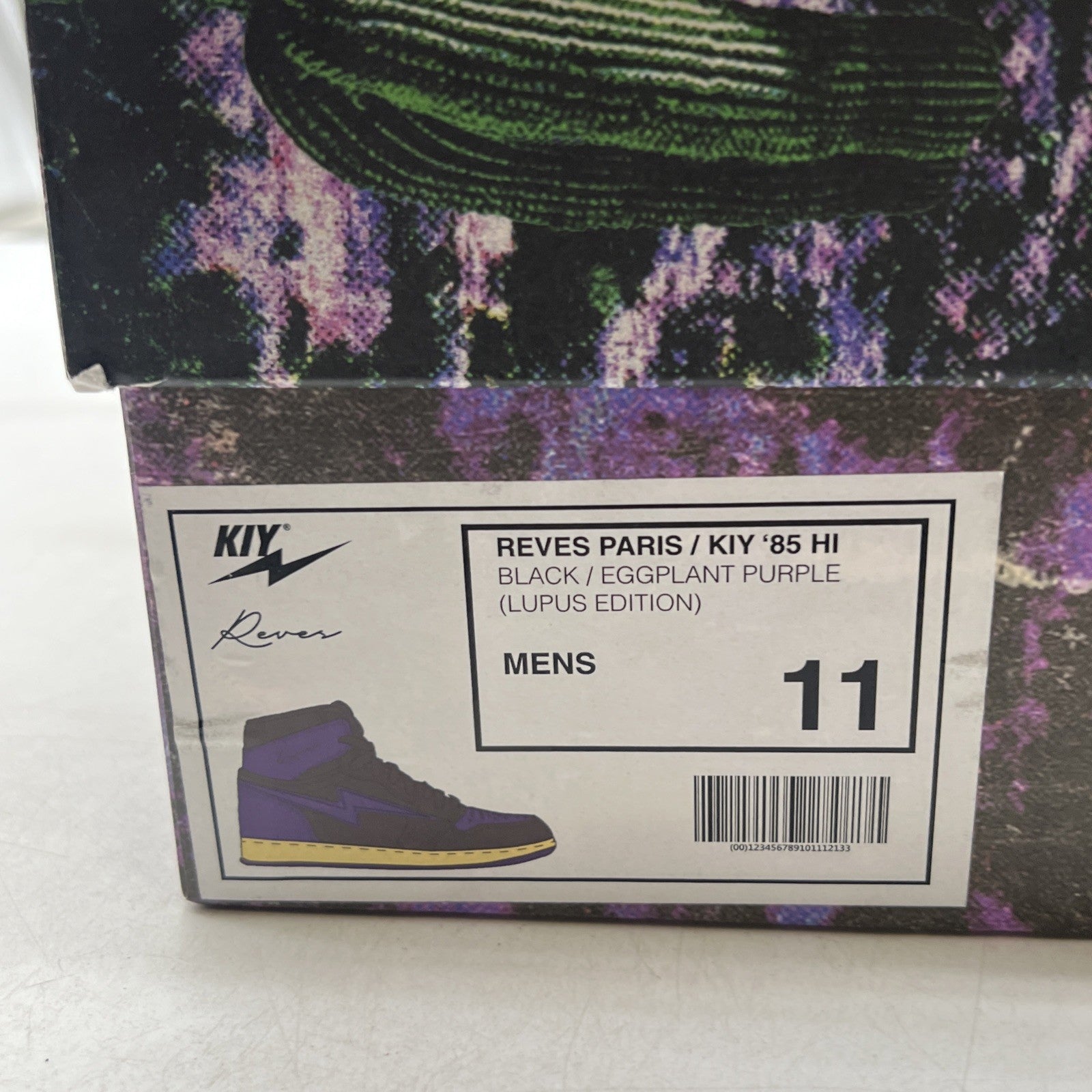 Size 11 - Air Kiy 85 Hi  Reeves Paris Lupus Awareness