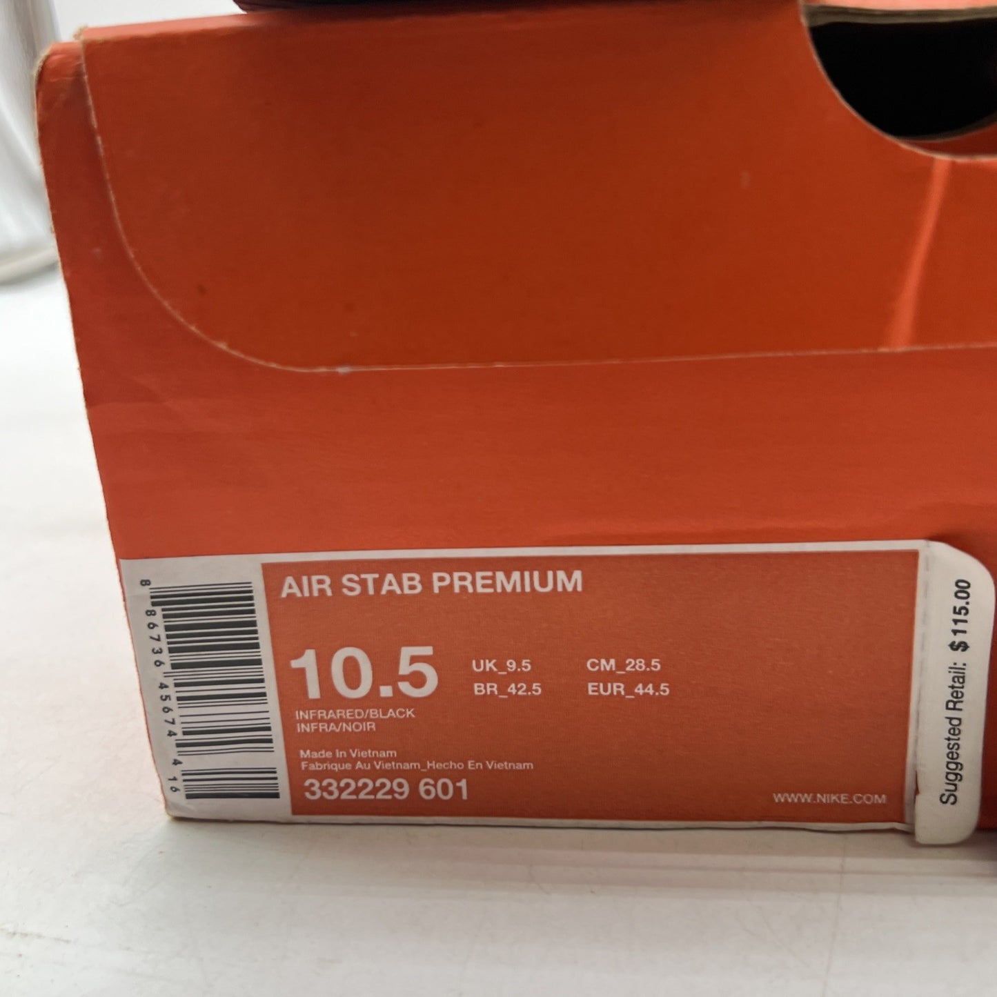 Size 10.5 - Nike Air Stab Premium Runnin N Gunnin (332229-601)