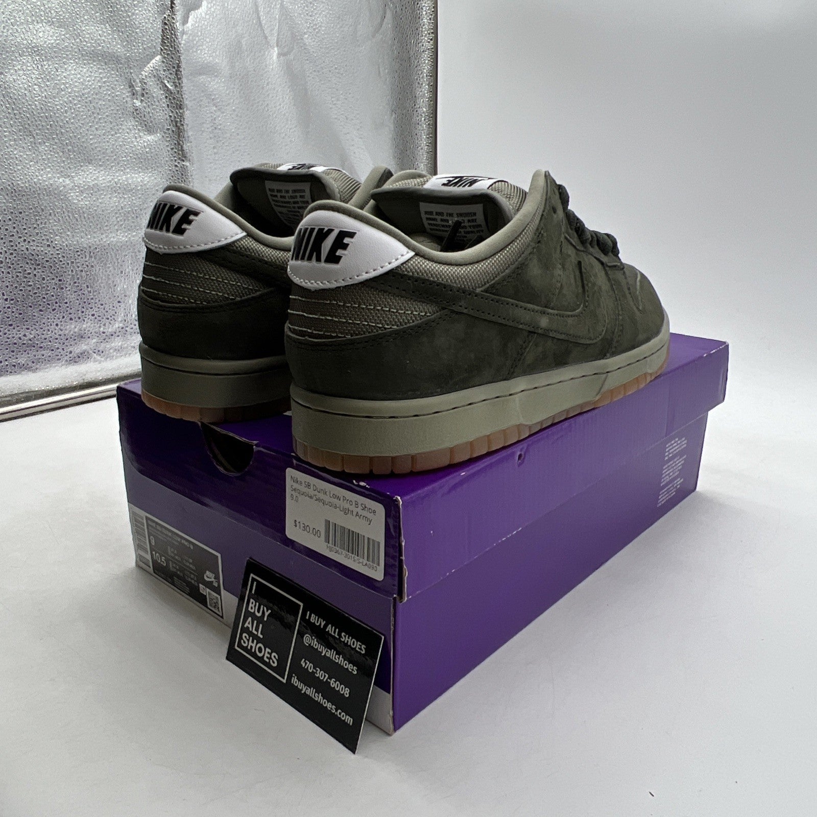 Size 9 - Nike Dunk SB Pro B Low Sequoia (HJ0367-301)