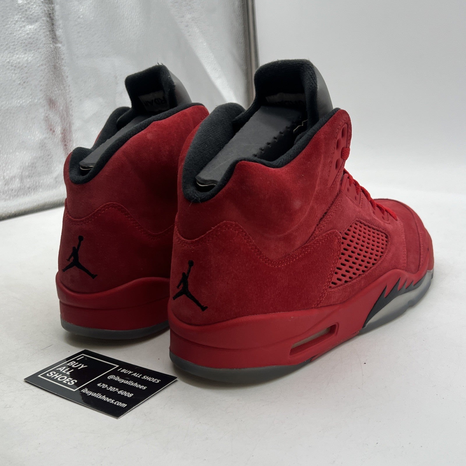 Size 10.5 - Air Jordan 5 Retro Red Suede (136027-602)
