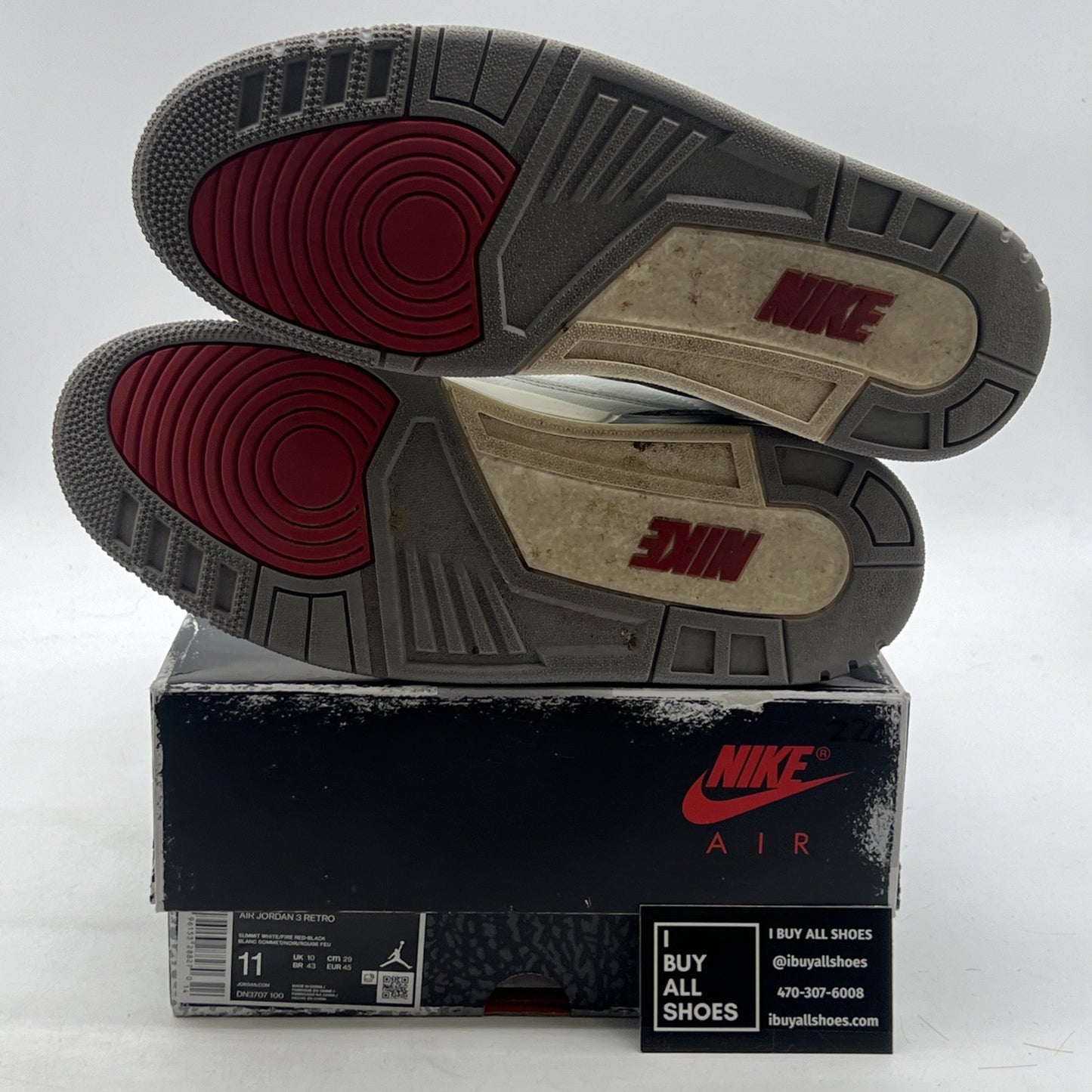 Size 11 - Air Jordan 3 Retro Mid White Cement Reimagined (DN3707-100)