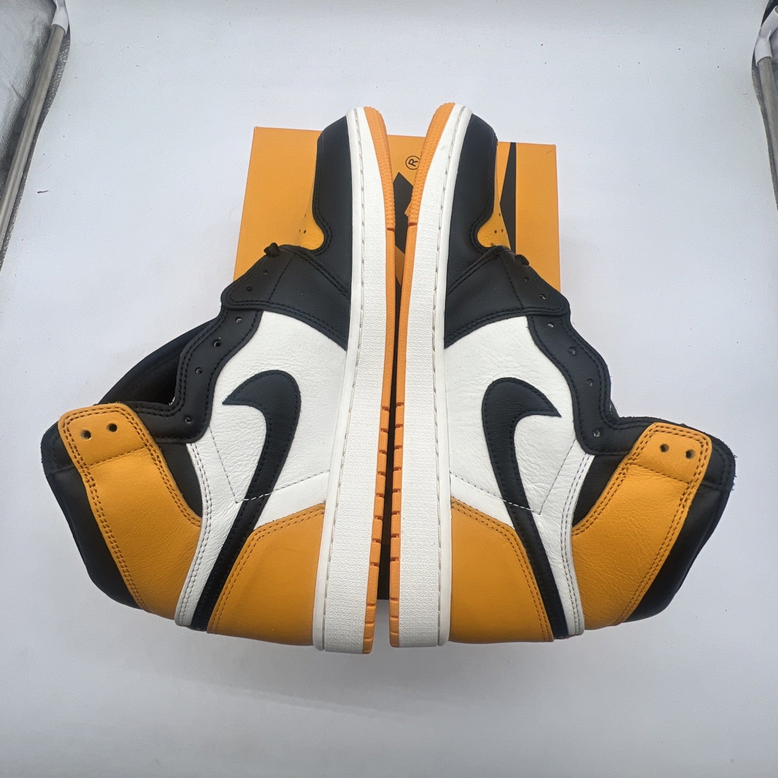 Size 12 - Air Jordan 1 Retro OG High Yellow Toe (5550887-711)