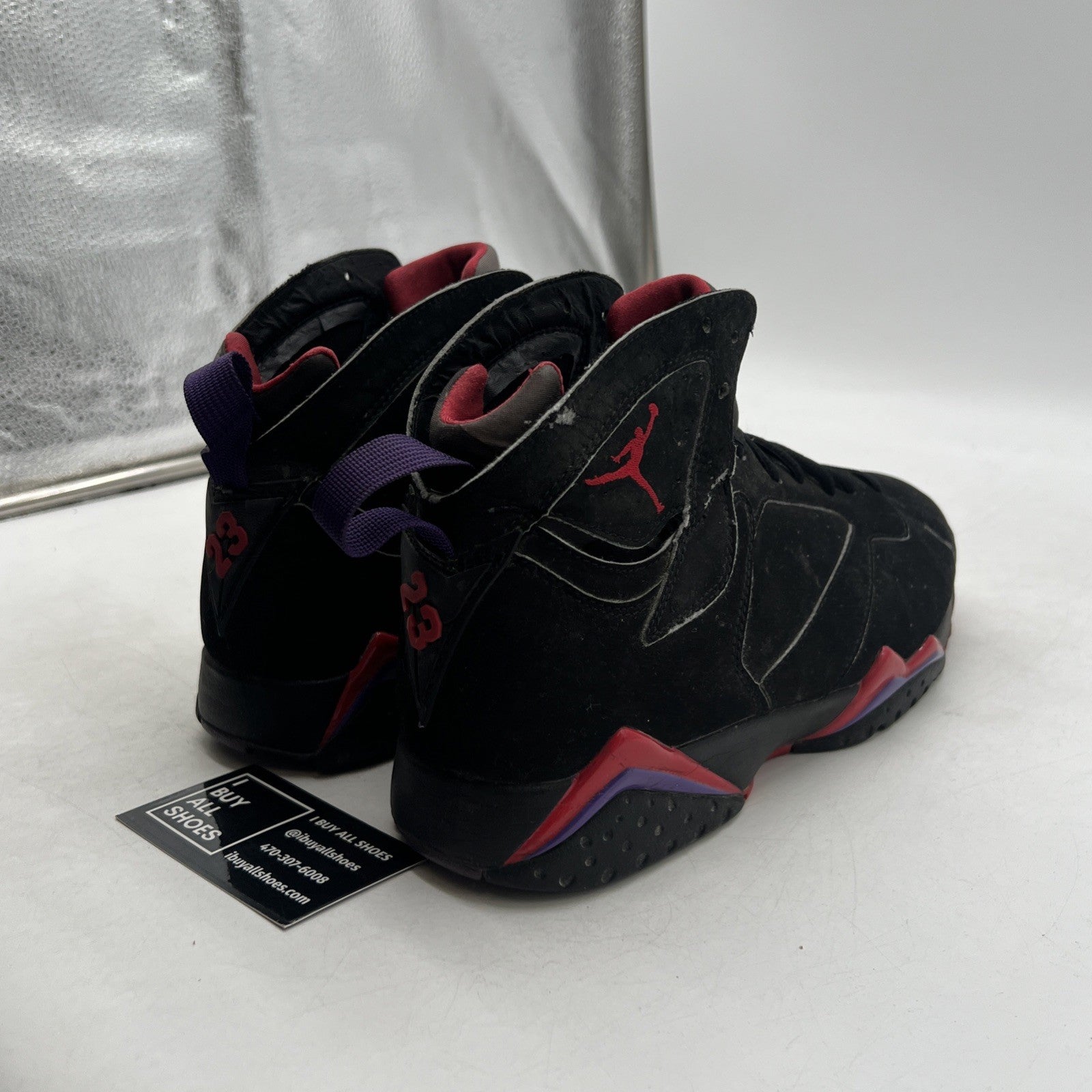 Size 9.5 - Air Jordan 7 Retro 2012 Raptor (304775-018)