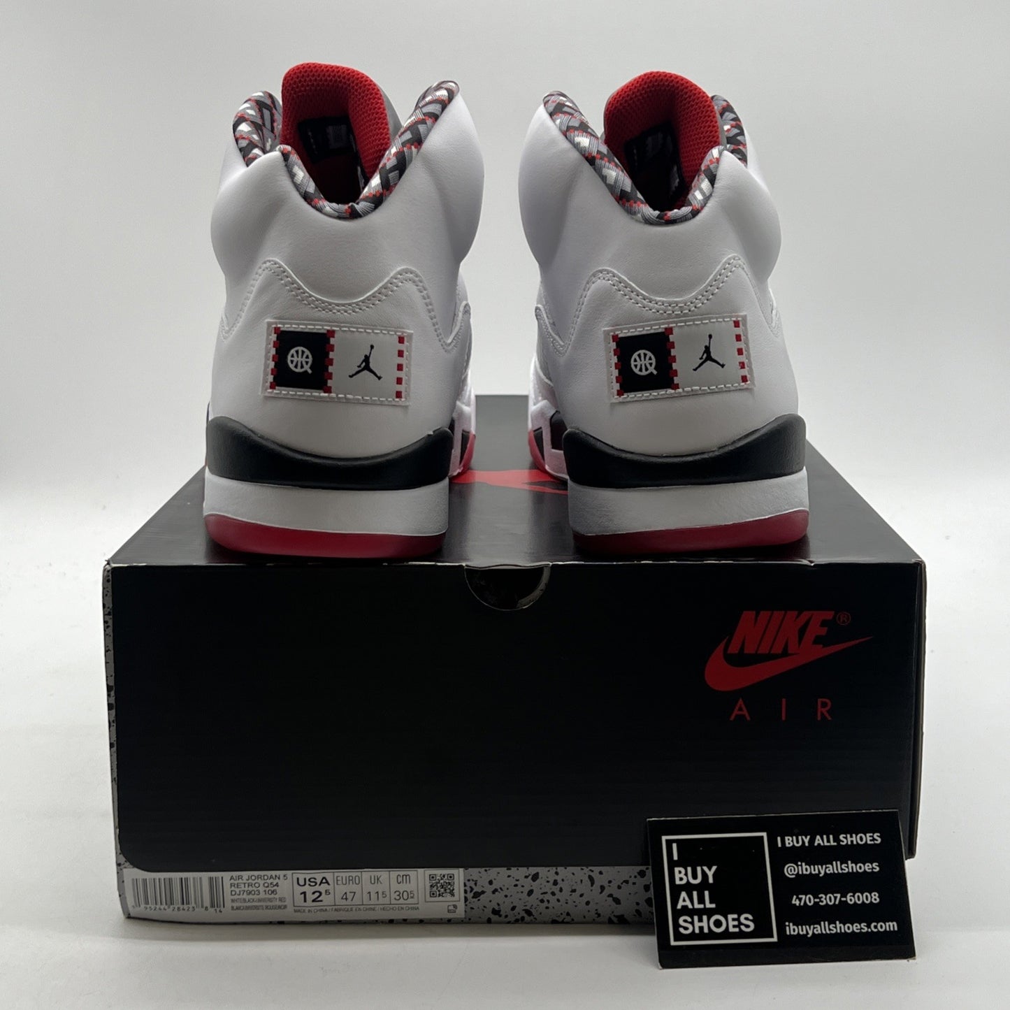 Size 12.5 - Air Jordan 5 Retro 2021 Quai 54 (DJ7903-106)