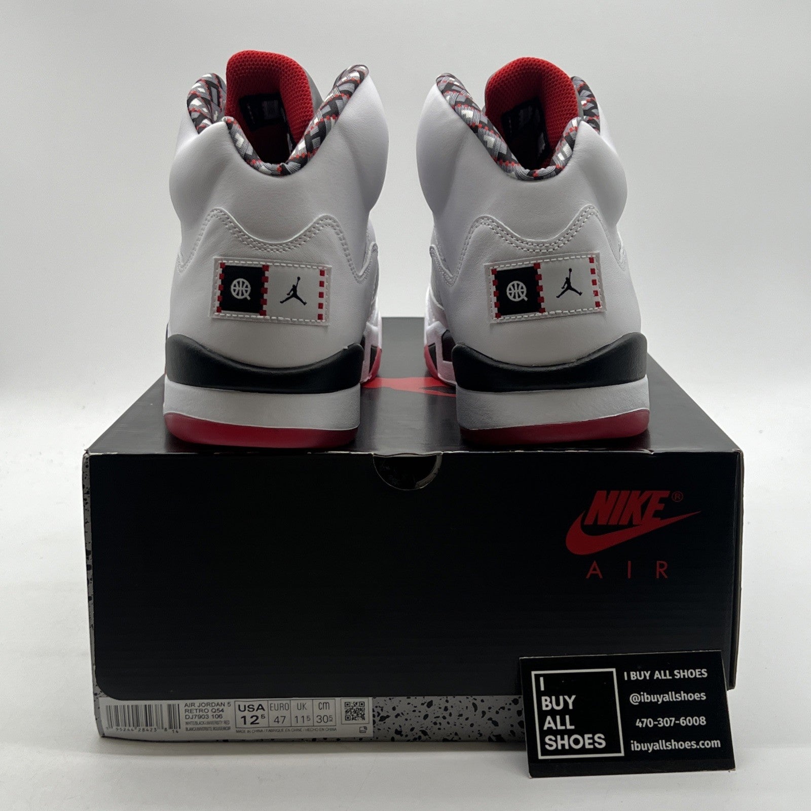 Size 12.5 - Air Jordan 5 Retro 2021 Quai 54 (DJ7903-106)