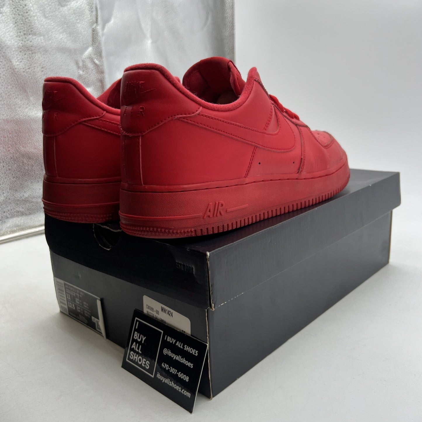 Size 11 - Nike Air Force 1 Low Triple Red (CW6999-600)