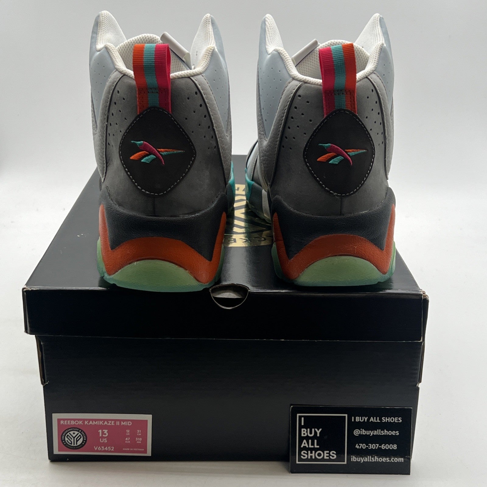 Size 13 -Reebok Sneakersnstuff x Packer Shoes x Kamikaze 2 Mid Token 38 (V63452)